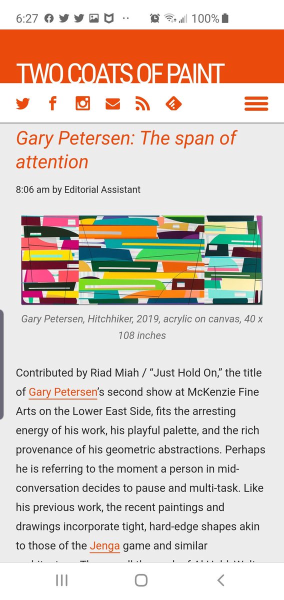 MiahRiad's tweet photo. My article on Gary Petersen show is now live on Two Coats of Paint https://t.co/qOx5Y4uCYF