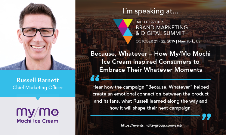 HeyAaronJames's tweet photo. If you want to hear how Russell Barnett, the Chief Marketing Officer of My/Mo Mochi Ice Cream, created an emotional connection between the product and its fans with his campaign, attend the 2019 Brand Marketing and Digital Summit. Explore the event here: https://t.co/mTDI85eaGh https://t.co/9vQpLmzyHl