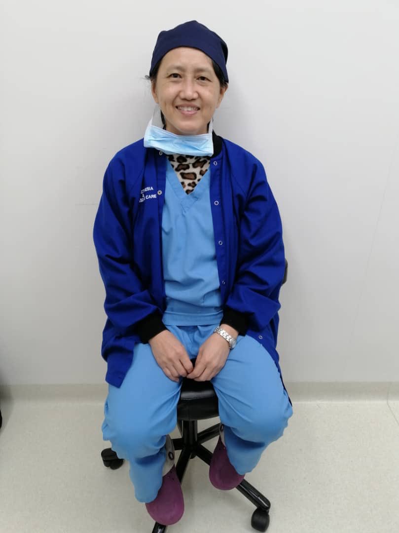 suma_mary's tweet photo. #PainAwarenessMonth #WearBlueDay Dr NKS “I think I’m blue enough!” https://t.co/zEXfWEJObN
