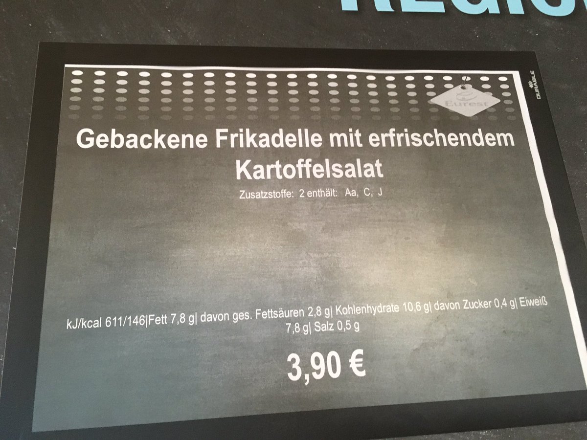Was gibt es Schöneres nach einem Marathon als einen erfrischenden Kartoffelsalat? #kantine