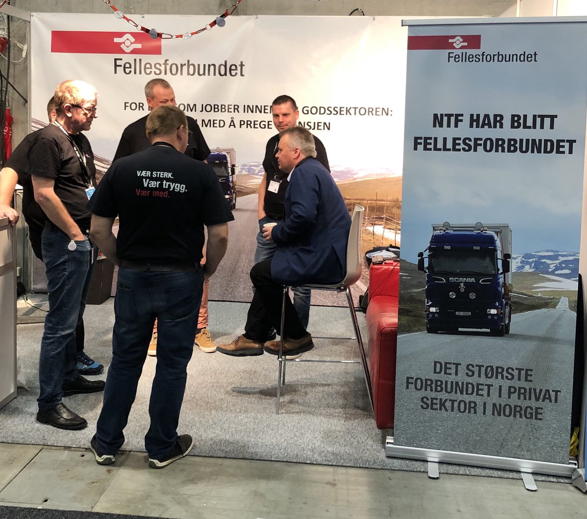 Nettopp besøkt våre fine folk på stand under Transport og logistikk-messa på Lillestrøm. #togl2019