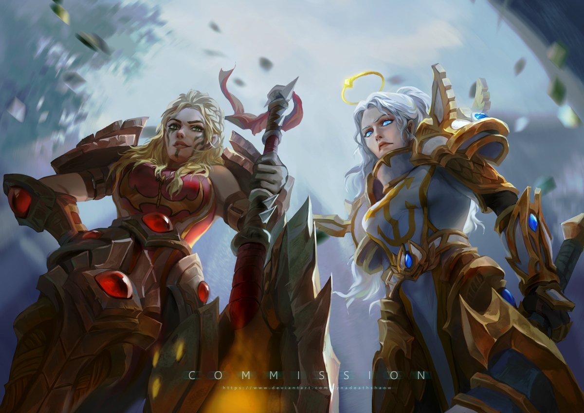 LynaZf's tweet photo. Commission for Zaria and @R_Spectre
 
#WorldOfWarcraft https://t.co/y5lKXn88n5
