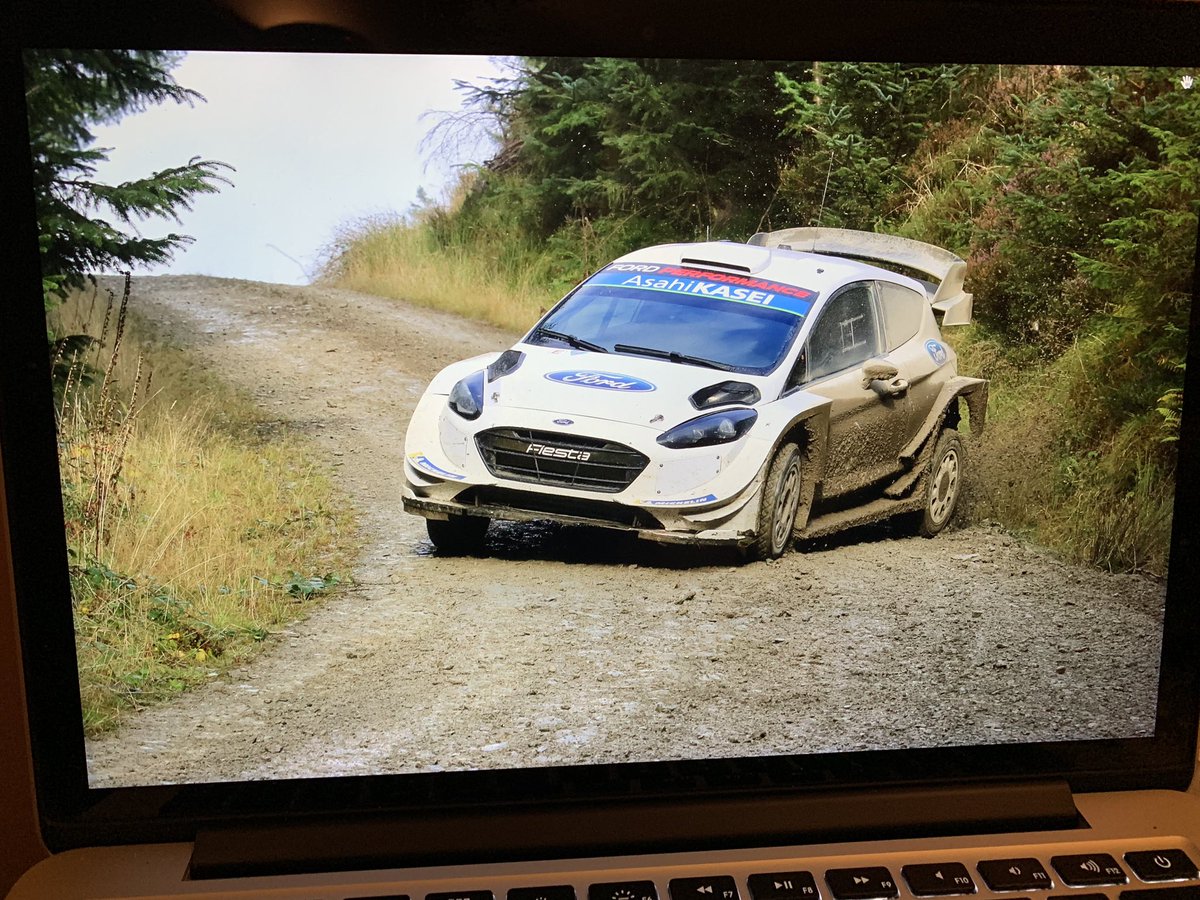 Great to see Elfyn Evans back in a fiesta wrc testing yesterday