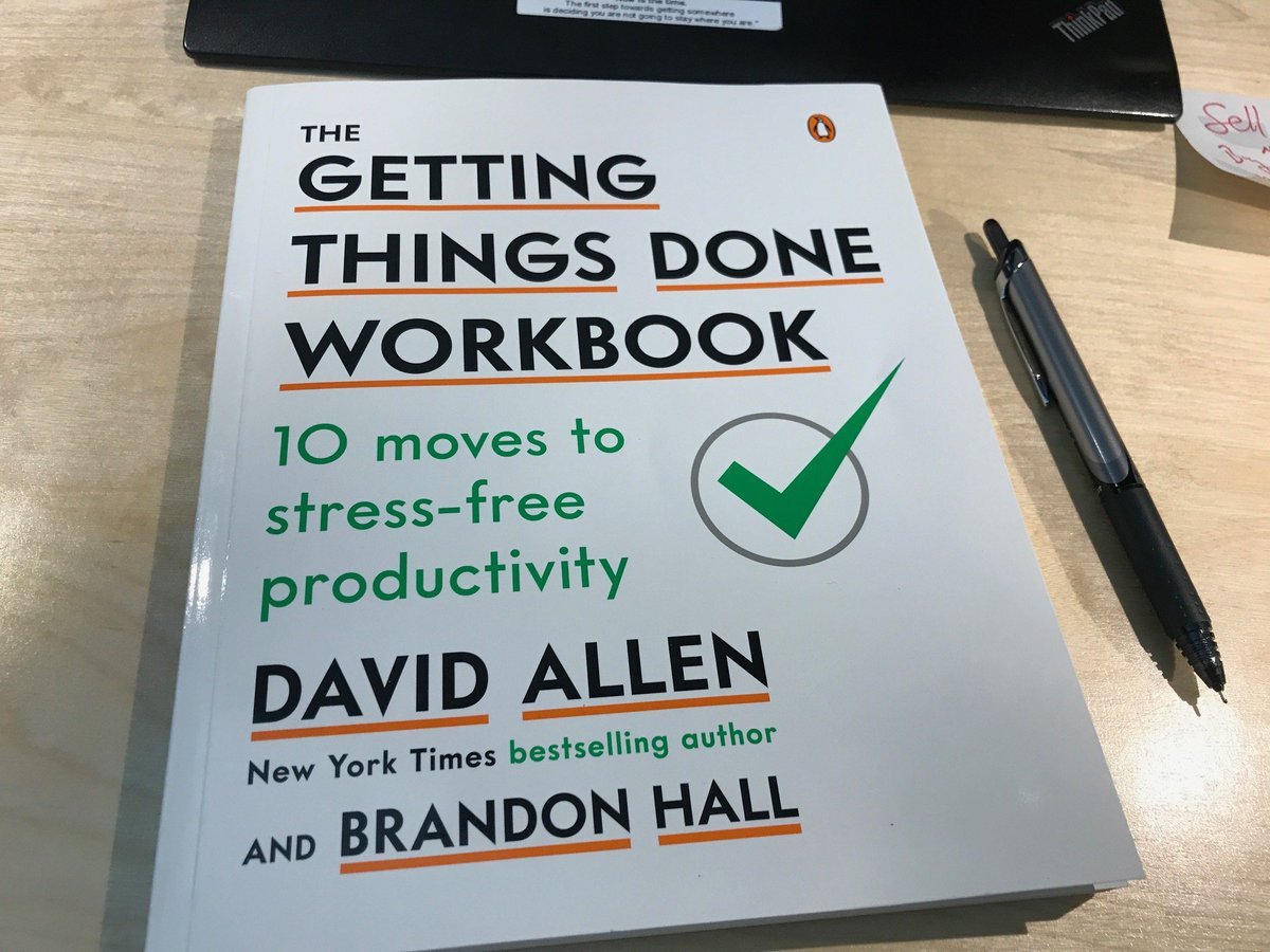 ericmack's tweet image. Another winning book from my friend and colleague, @GTDGuy and learning expert Brandon Hall. This is a workbook, designed to help you implement the GTD methodology step-by-step.