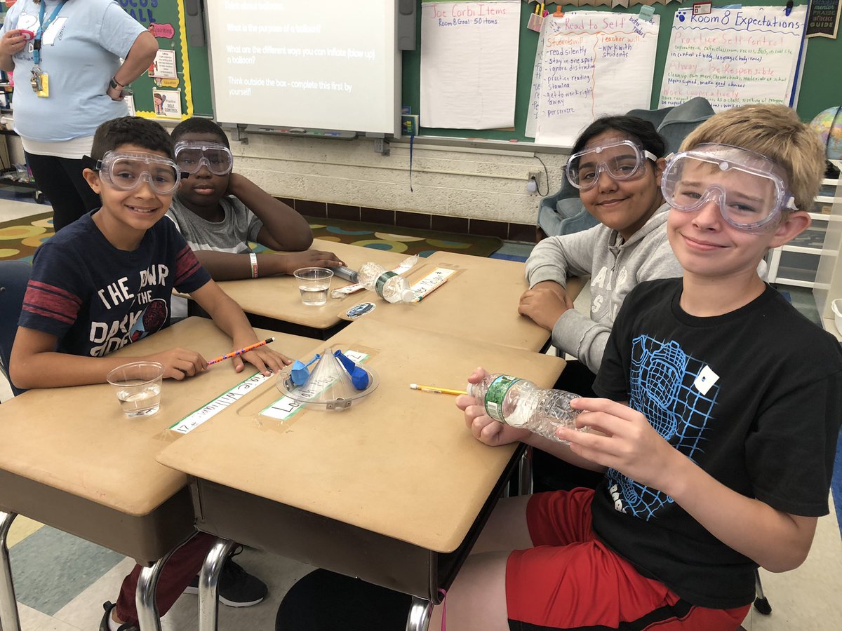 Science lab day in Room 8! What will happen to the balloon? #polarpride <a href="/HarringtonPLV08/">Meghan Harrington</a> <a href="/PLVBears/">Pleasantville Elementary</a> @ColonialSDstrct