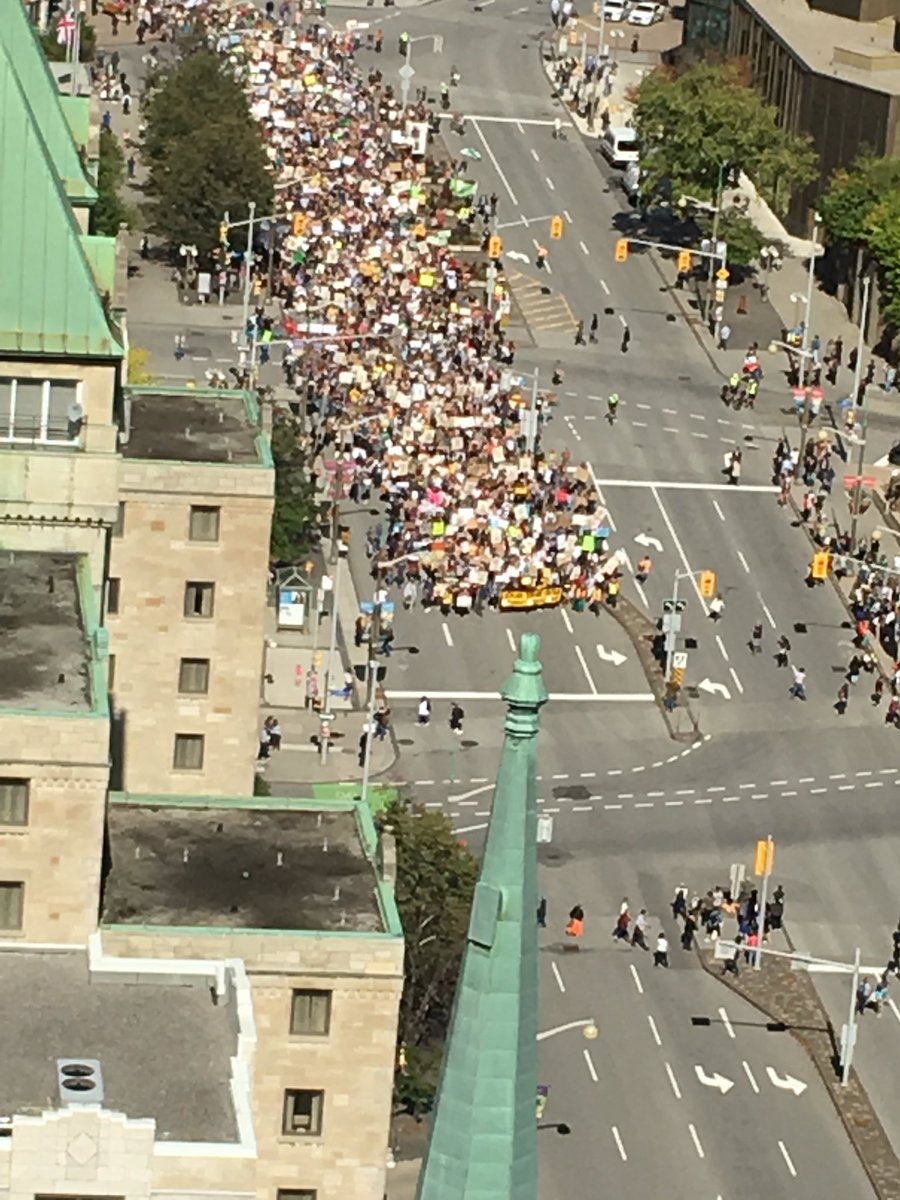 terrylinton's tweet photo. @ctvottawa Some pictures #climatestrikecanada https://t.co/tDDw0gGpXA