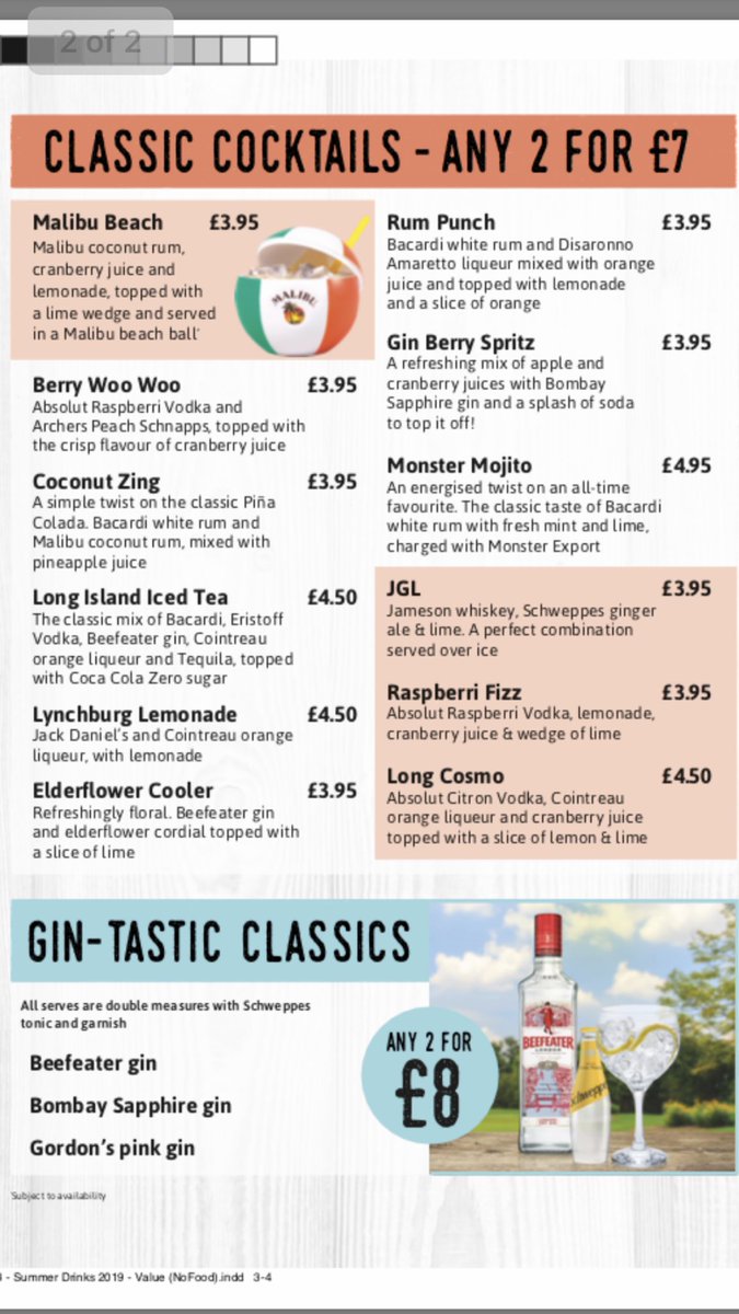 It might be raining outside but we still service some brilliant Summer Drinks 🍹☀️
2 for £7 👌🏼 grab some mates and forget about the weather 😁😁
#SummerDrinks #Weekend #DrinksOffers #FridayVibes