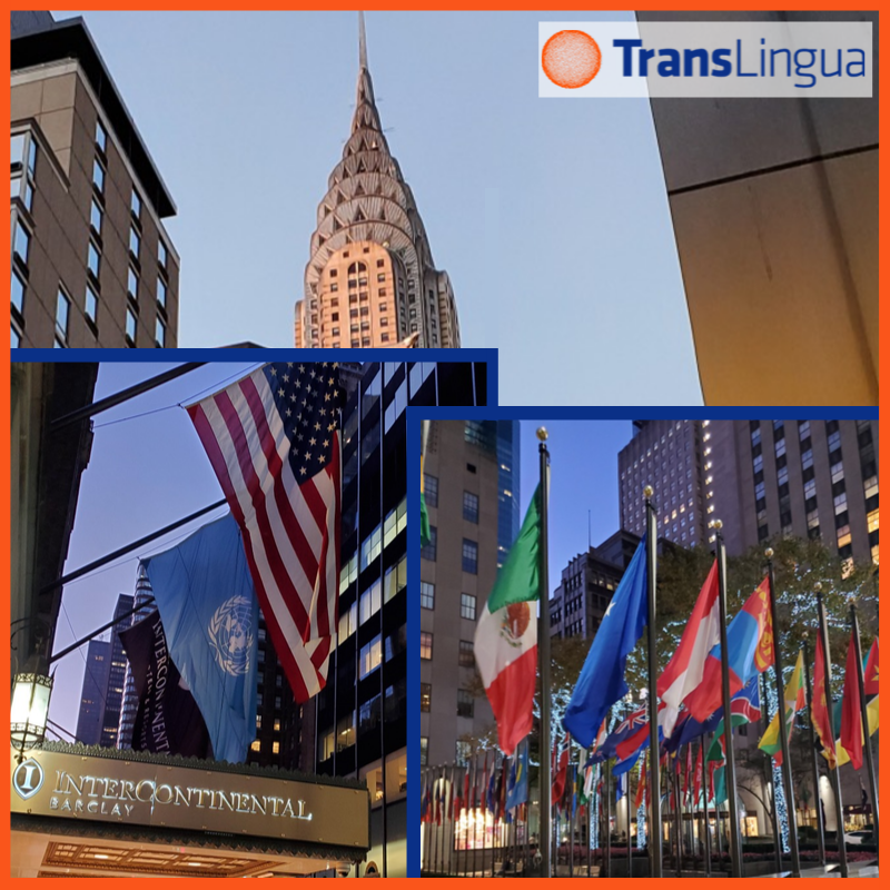 TranslationNYCO's tweet photo. Translingua is pleased to be part of the 74 th Session of the UN General Assembly, from September 17 – 30, 2019. During the two weeks we are providing interpretation services in Arabic, Chinese, French, Russian and Spanish.
#UNGA2019 #UNGA19 #UNWeek #TranslationServicesNYC https://t.co/mkT9q2ck3R