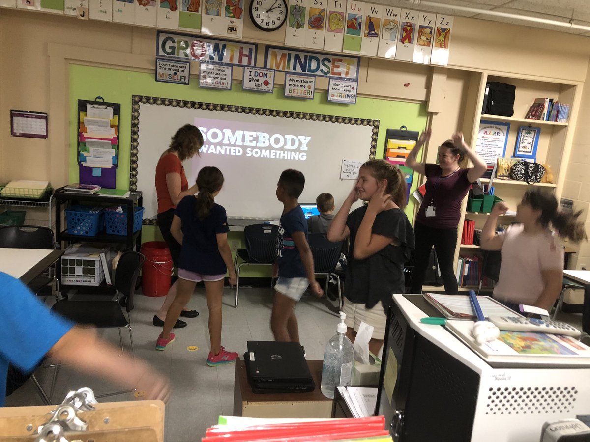 Kkuke50's tweet image. Dancing our way to summarizing that includes characters, setting and plot. #greatestschoolonearth @allenl27882902
