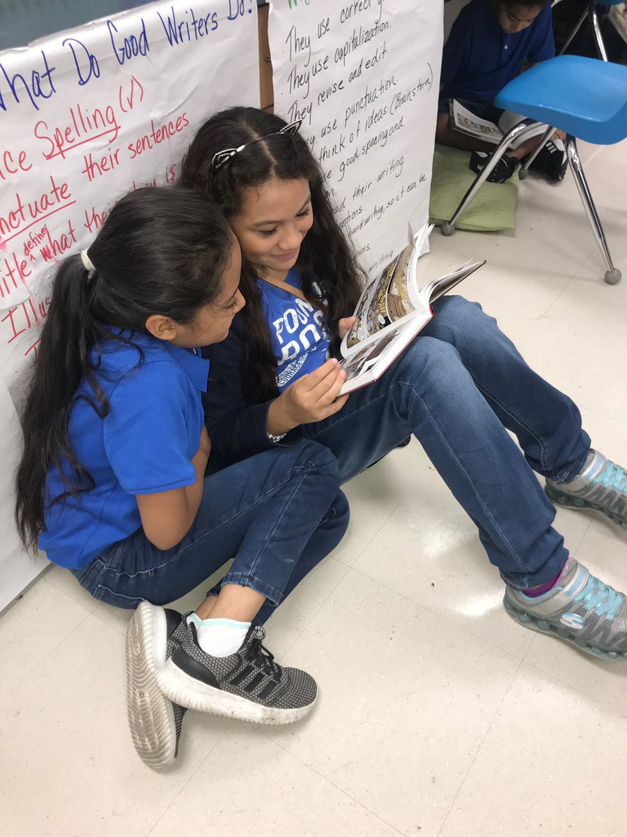 StaffordEISD's tweet photo. Today, we celebrated our love for Literacy as we participated in the @HebRead3 Read-In Challenge! #hebread3 #txreadin #EISDLiteracy #StaffordSuperReaders @EISDofSA @DrH_OnTheEdge @tsalinas11 @JRod_EISD @EsparzaCL https://t.co/Pg8XlgJ6so
