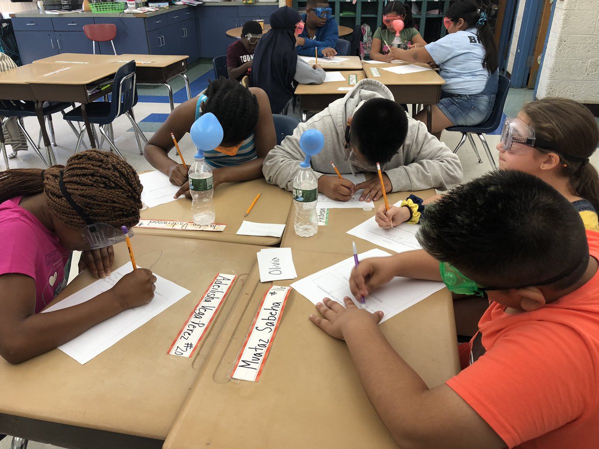 Science lab day in Room 8! What will happen to the balloon? #polarpride <a href="/HarringtonPLV08/">Meghan Harrington</a> <a href="/PLVBears/">Pleasantville Elementary</a> @ColonialSDstrct