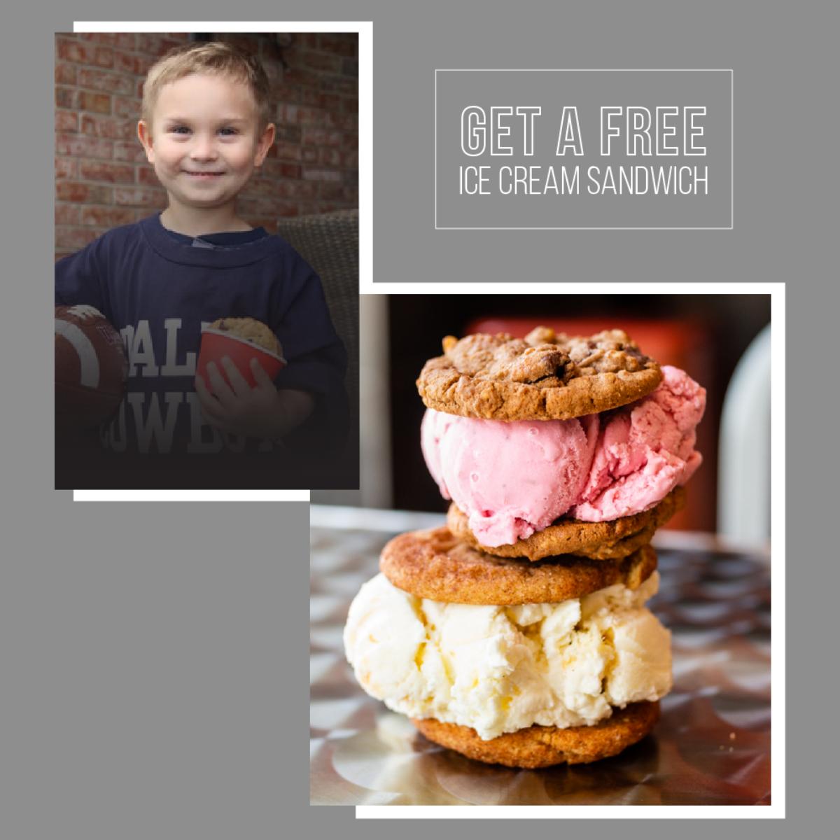 Touchdown! Come into our location wearing a Dallas football jersey to get a free ice cream sandwich for the entire month of September. 🏈