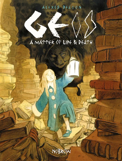just thot I'd sure a big inspiration of mine rn: geis by alexis deacon! the use of soft lines and shading and the limited, muted color palettes are so appealing. characters are drawn very expressively with incredibly fluid poses! not to mention the story super intriguing!!! 