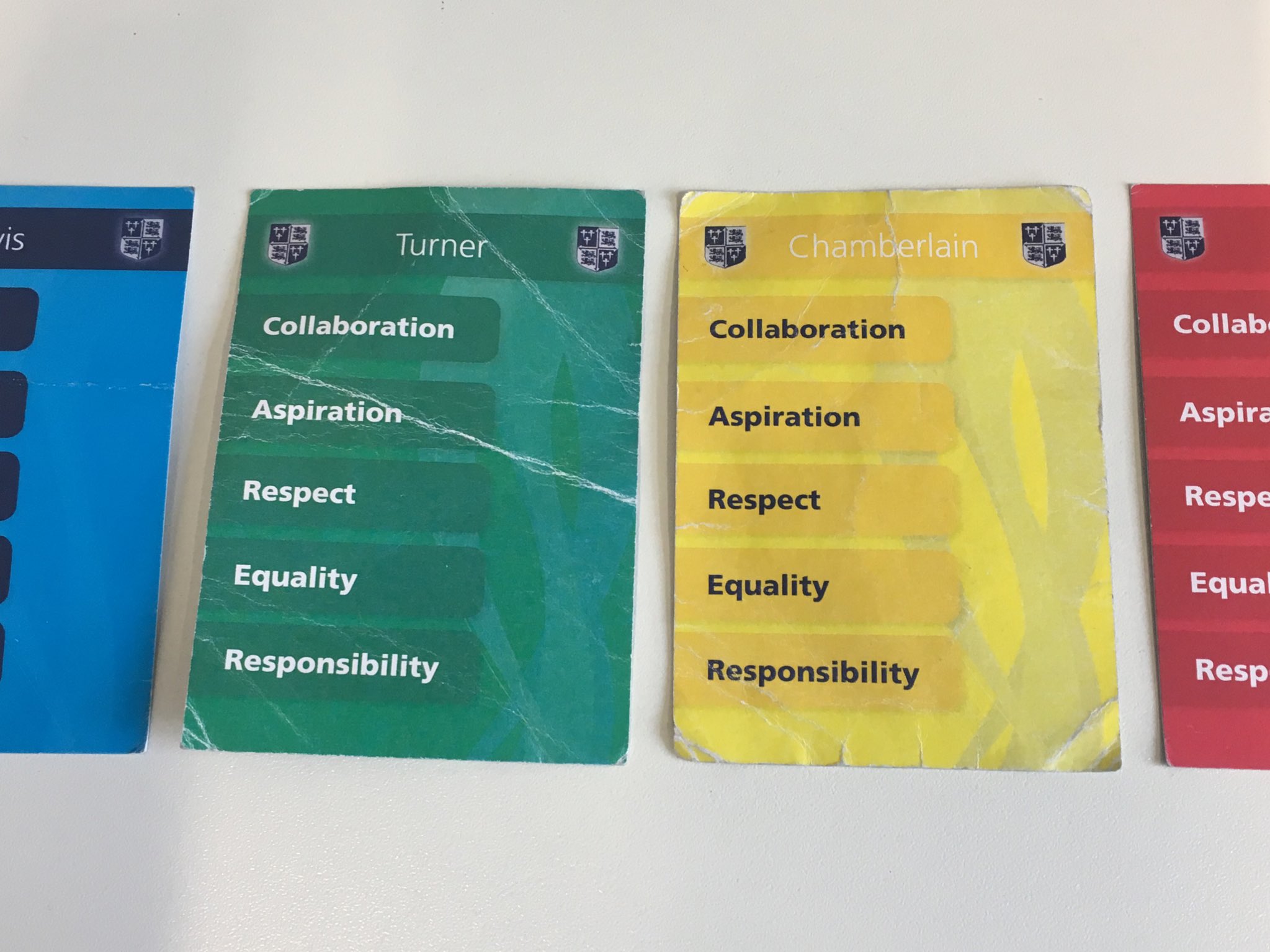 Holte School al Twitter: "A few days ago we gave pupils a core value card  and asked that they tried to get staff to sign it when they had modelled a  core