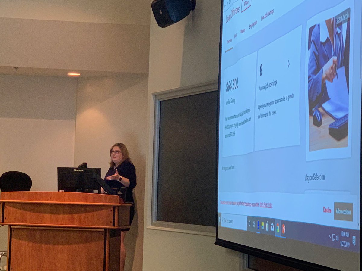 mpearl05's tweet photo. Local area school counselors are on the Sparks Campus today attending WCC’s Counselors’ Workshop #WallaceCommunityCollege #becauseofWallace https://t.co/mb389hwTzw