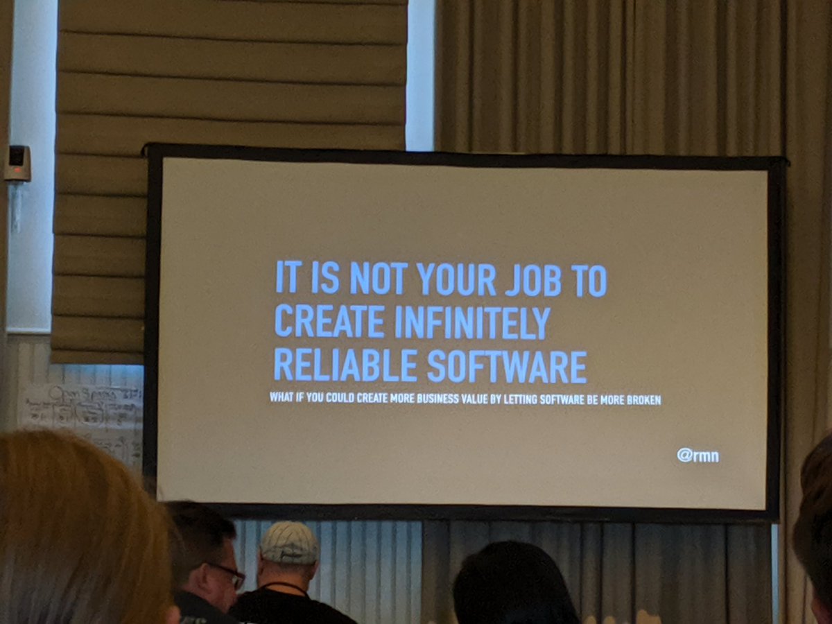 krishwader's tweet image. Importance of error budgets 💯

@rmn 

#DevOpsDays #bflo #devopsdaysbuf