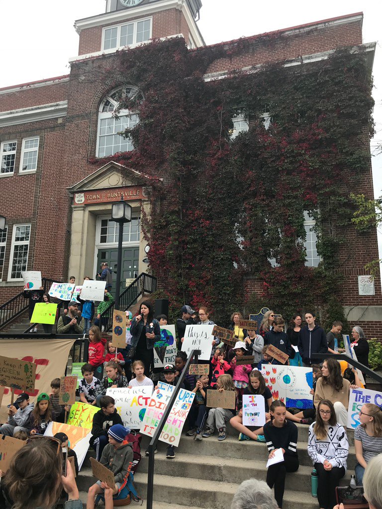 So proud of our kids for voicing their support for the climate and environment. You can be the change!!