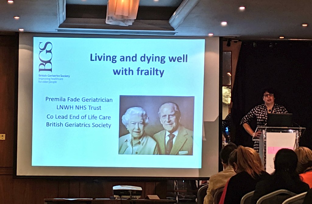 GeriSoc's tweet photo. A big thanks to the @GSFCentre team for a great event today which provided some excellent insights into end of life care #EoLC See the highlights from today via #GSFConf19 https://t.co/0ifetsy0bY