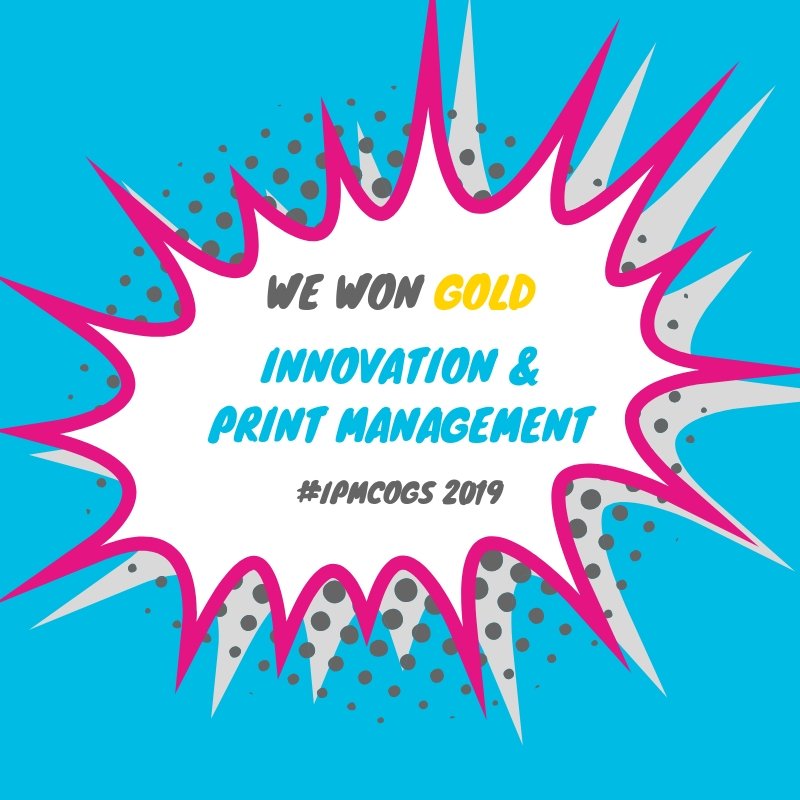 granbymarketing's tweet photo. Beyond pleased to have won 2 #IPMCogs awards.. Taking home gold for #PrintManagement & #Innovation for our #SwiftReceipt product. Congratulations to the entire Granby team! @ipmupdates well done on a great event yesterday, we especially enjoyed Tom Ward... and his hair!๐๐ https://t.co/DJC7HTI4u8
