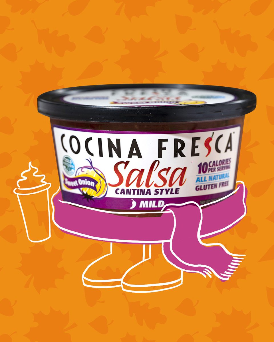 CocinaFresca's tweet photo. For #NationalScarfDay we recognize the power of the scarf. Wearing one is another way to show your flavor and flavor is what we're all about 😉

Now that Fall is at our doorstep, share your favorite seasonal recipe using Cocina Fresca below for a chance to win free salsa! https://t.co/7WNpA8wCxP