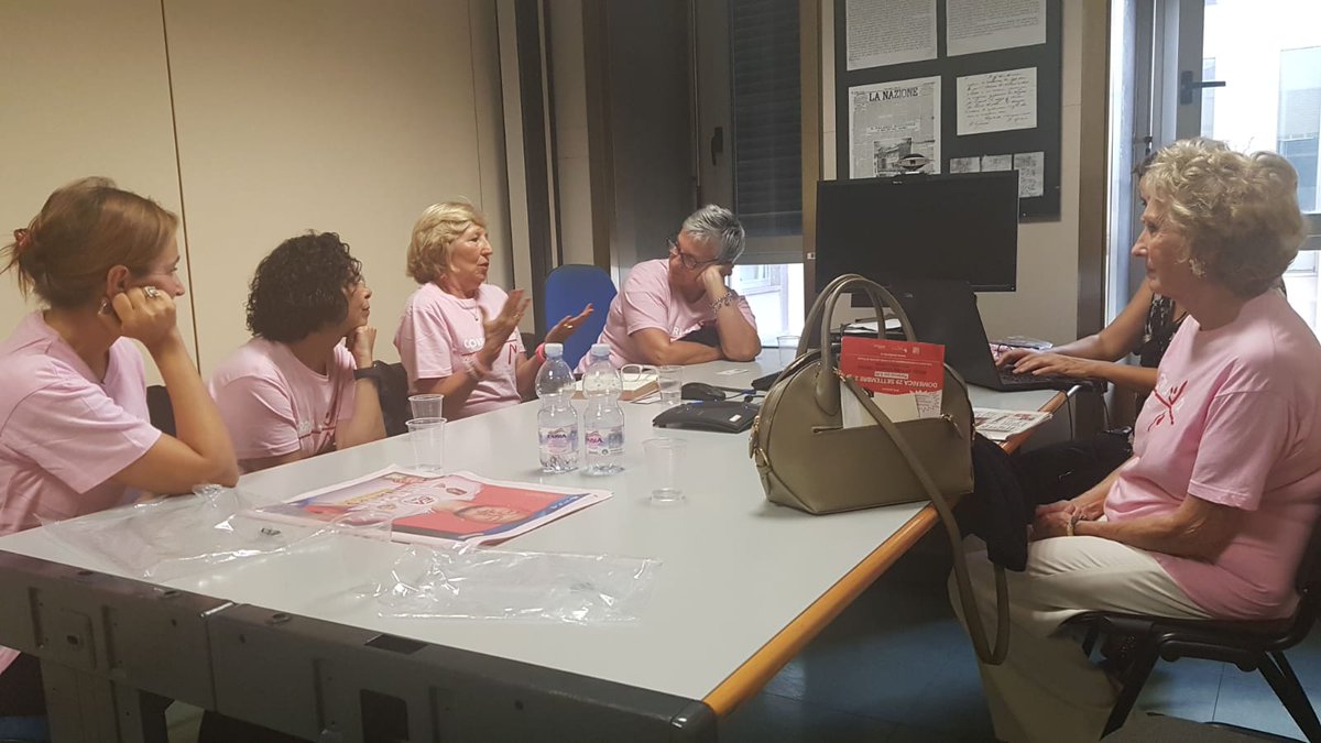 Corrilavita's tweet photo. In redazione @qn_lanazione @Nazione_Firenze la presidente di CORRI LA VITA Onlus Bona Frescobaldi con pazienti e medici del #Cerion @LiltFirenze . Grazie! #corrilavita2019 https://t.co/3XPEm4JIsr