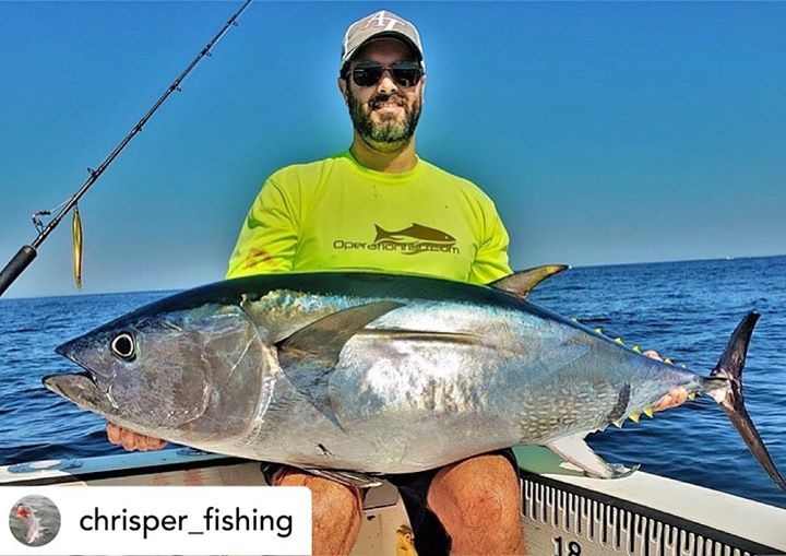 Fishidy's tweet photo. Repost @chrisper_fishing
Had the pleasure (and then pain) of hooking up to this freight train on jigging gear π³ #myarmsdontwork #painandgain #tuna #jigging #fishidy #fishingapp https://t.co/GywqwCcSIv