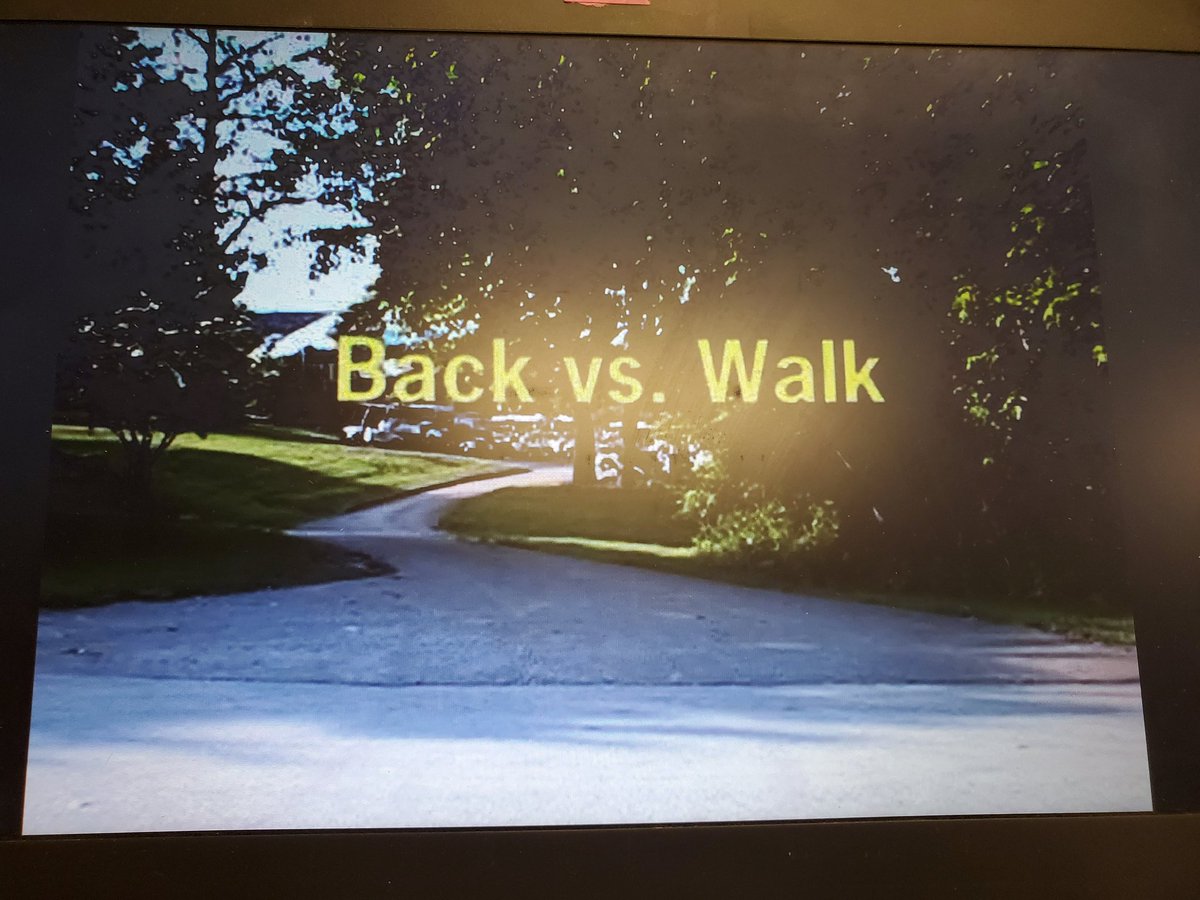 CentralUpsok's tweet photo. Walking saves time and reduces backing crashes. #walktheline https://t.co/OzCxEJsEvX