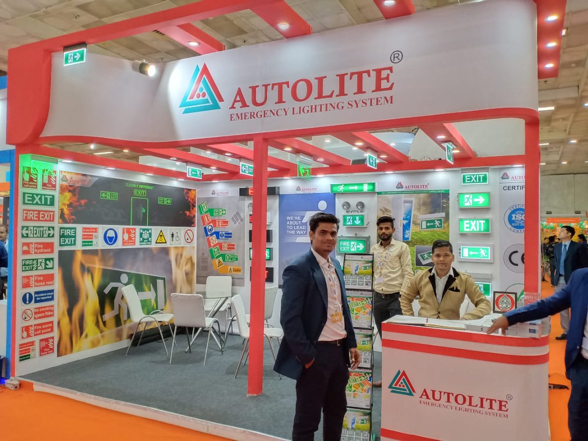 AUTOLITE_'s tweet photo. It is the support of our well-wishers and team that has helped us to achieve the success. Thank you all for visiting our stall at the FIRE INDIA 2019. New Delhi.
@FIREINDIA
#FIREINDIAEXHIBITION
#AUTOLITE #Emergencylight #Exitlight #Signage #Escape #Signs
#Firesignages #Exitsigns https://t.co/UlxL8ppKJ7