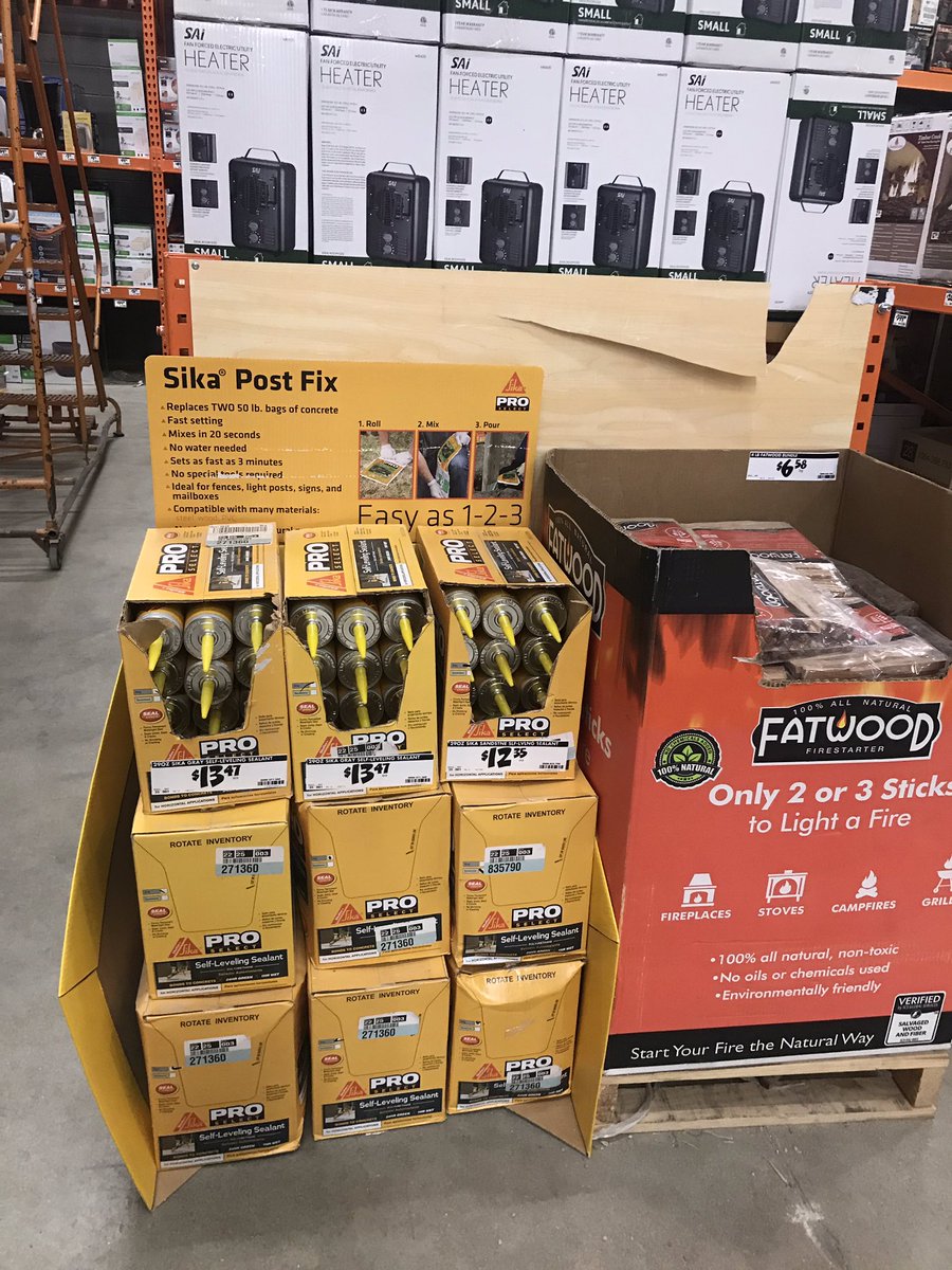 LatishaChicago's tweet photo. Thank You Bobby at HD1919 for helping me get this Sika Self-Leveling Wingstack together 🙌🏾 It’s raining here in Chicago and it’s time to fill and seal those cracks and gaps in your concrete!! Keep the water out this Season 💪🏾 @Monica_Lindsey1 @HomeDepot https://t.co/rN0RSlyWdf