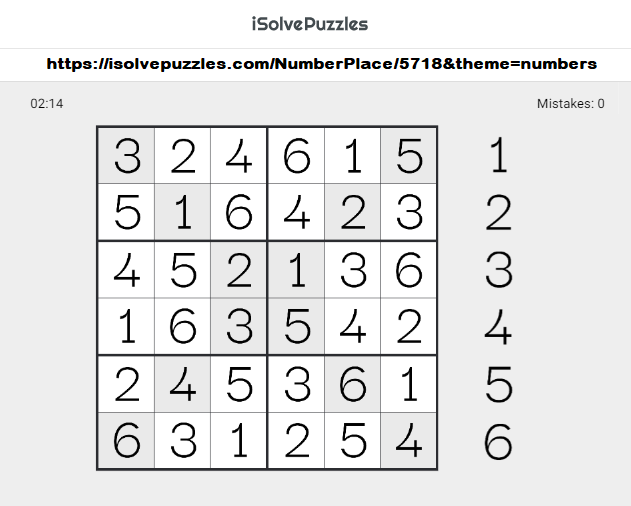 csejairoalberto's tweet photo. @iSolvePuzzles #SuDoKuX6x6Solution #SudokuSolution #iSolvePuzzles
@crucigramese @SudokuTricks #GimnasiaMental
@genteconvos @zonadegenios #Sudoku @Genteconvos_ #September272019 #FelizViernes #HappyFriday
Yes, I can. https://t.co/z0gqLFXDbx