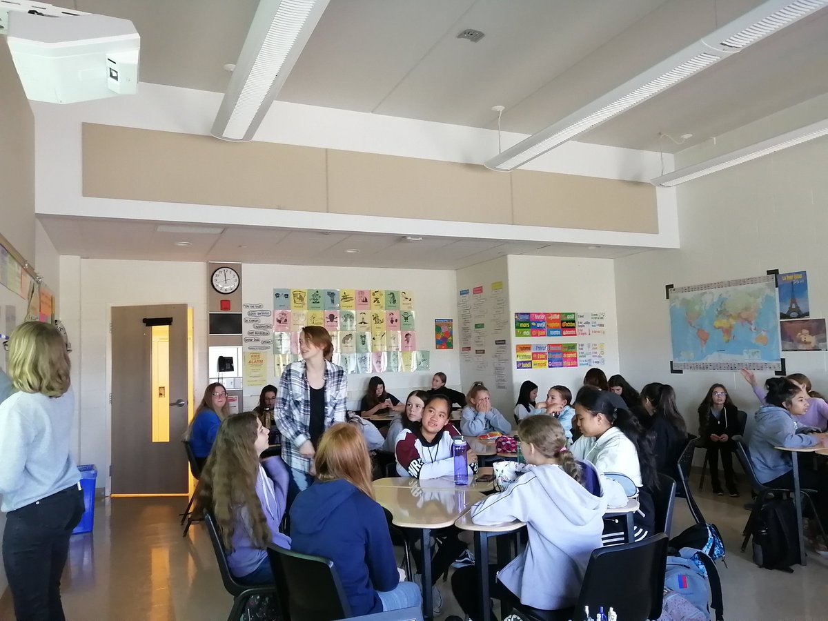 Great turnout to ASL club this week. Come out Fridays at lunch in room 224. New members always welcome!