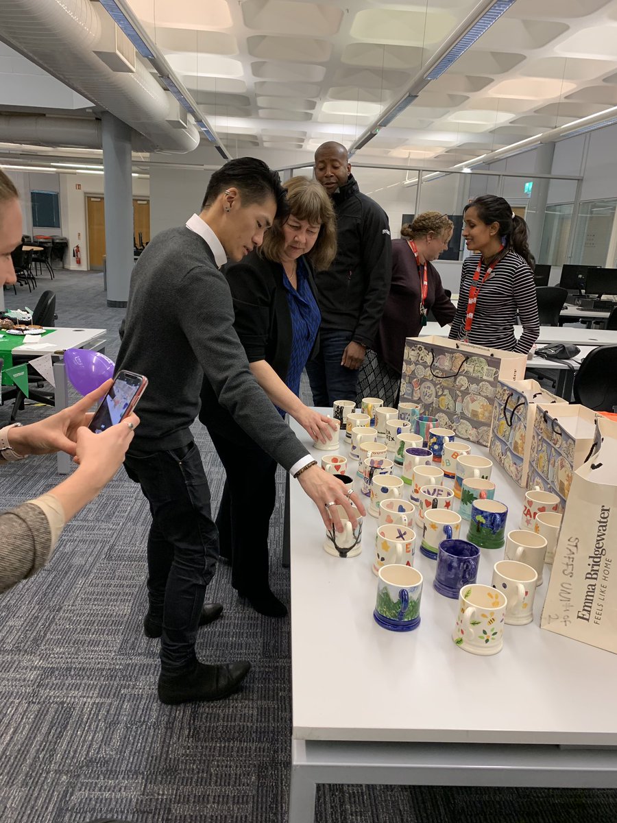 fmmoran8's tweet photo. Staff @BusinessStaffs @StaffsUni -  sorting out mugs, we are #ProudToBeStaffs celebrating our #EmmaBridgewater #customised mugs #ConnectedUniversity with
@Itero @CarolSouthall
@ProfVish_M @JuneDennis_uk
@MarzenaReszka @Samanthi556 @KatTaylorUK https://t.co/axexObN1kz