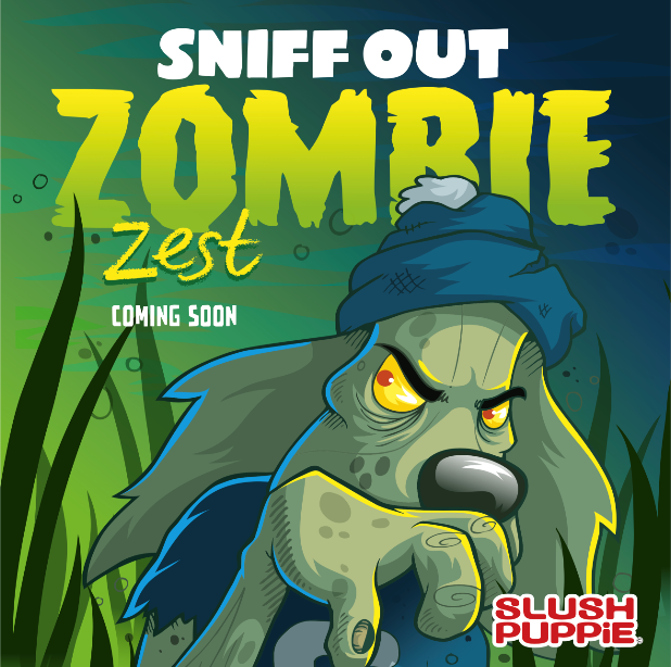 Coming Soon! Our spooktacular new flavour: ZOMBIE ZEST

#slushpuppie #originalslushpuppie #classicslushpuppie #slush #halloween #zombie #spooky