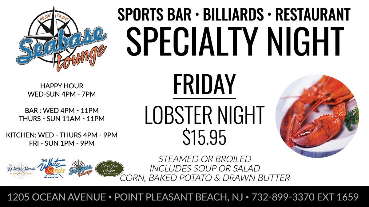 Fresh Lobsters delivered fresh from our local fishery.