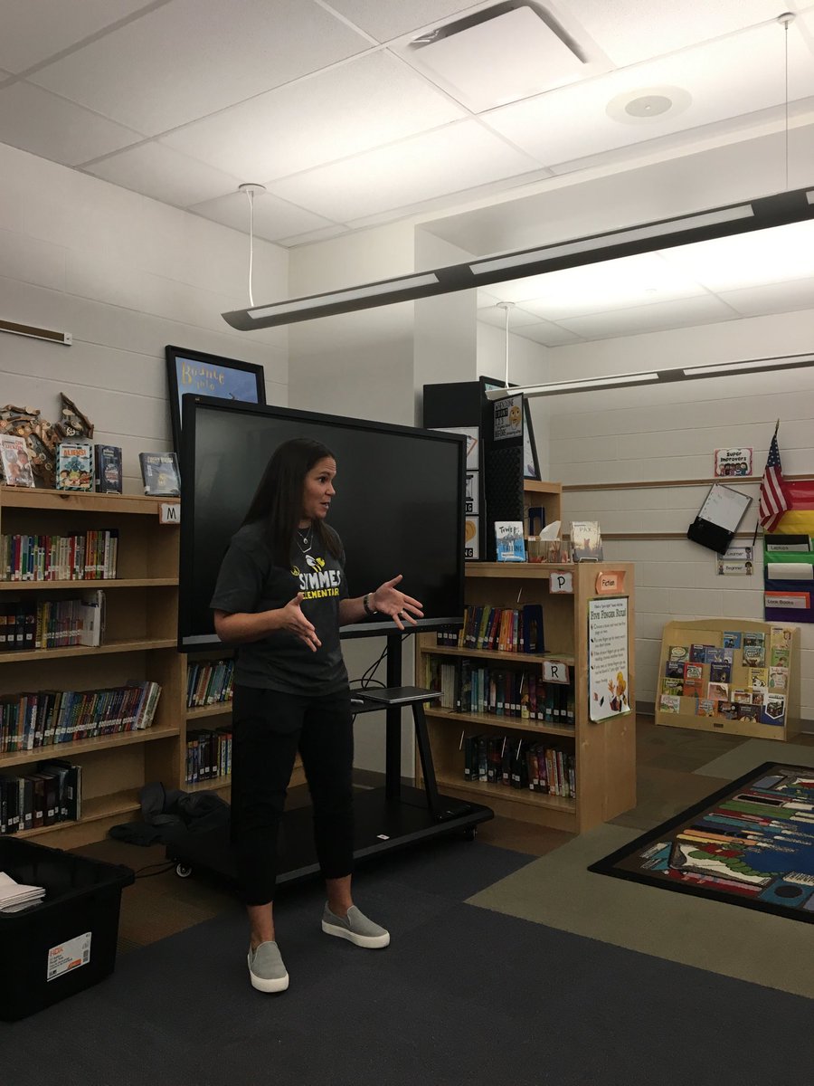 MapleDaleElem's tweet photo. Great presentation this morning from district leader Lisa Zelvy about PBIS effective feedback for students. #youhaveourback https://t.co/Fxm0CA3Z5B