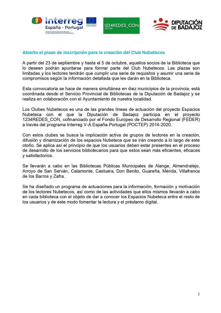 BIBLIOTECA CALAMONTE tweet media