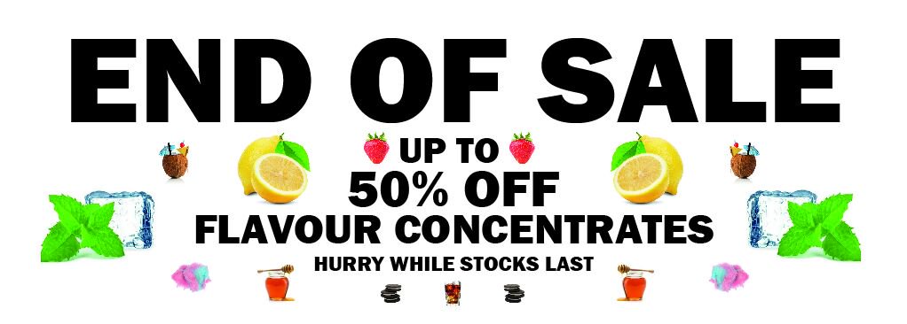MakeMyVape's tweet photo. Get up to 50% off Flavour Concentrates in our biggest ever sale! 

Sale ends on 30th September at 23:59.

Hurry while stocks last!

https://t.co/5REQvJPYag https://t.co/l9ulmqjSrJ