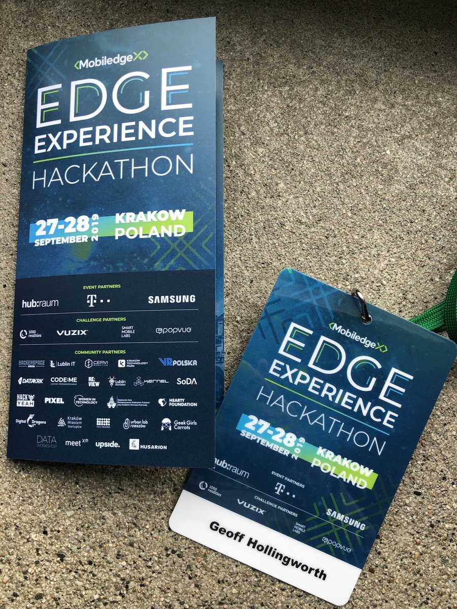 The start of the start again. If you are in the area of Krakow please feel to call by... 
mobiledgex.com/about/events/2… #edgecomputing #5g #mobileoperators @MobiledgeX