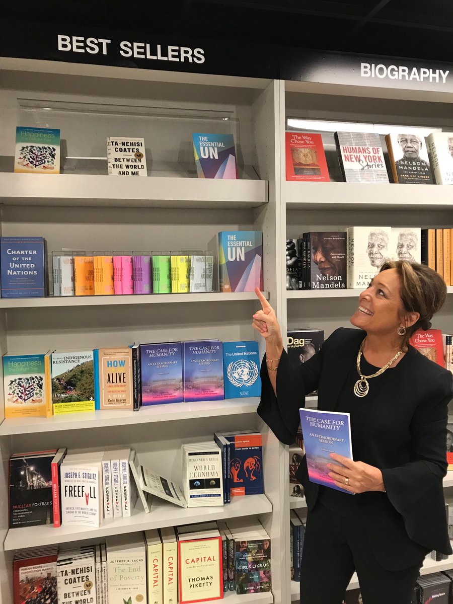 Inspiring #UNGA Read! Launched in 2016 at #UN HQ and still a best-seller 4 years in a row, @CaseforHumanity is available at the #UN bookstore in #NYC. ⁦@YasmineSherif1⁩ @UN