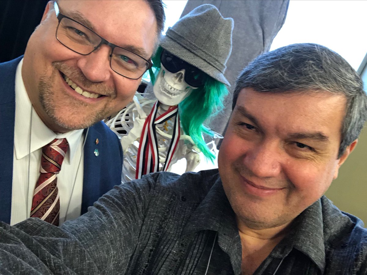 melchorsm's tweet photo. About to start KeyLIME live. Zombies have been eradicated in Med education, only skeletons remain! @drjfrank @ICREConf #ICRE https://t.co/OSR698H1aT