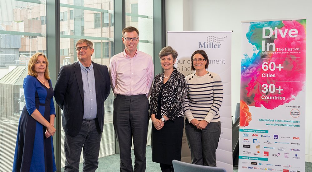 MillerLLP's tweet photo. As a proud sponsor of @DiveInFest, we were honoured to host two events here at Miller HQ this week. 

Lots of insightful and thought-provoking discussion on workplace support for neurodiversity and domestic abuse. 

#InclusionImpact #DiveInFest #InclusionAtMiller https://t.co/bkRLT04OMg