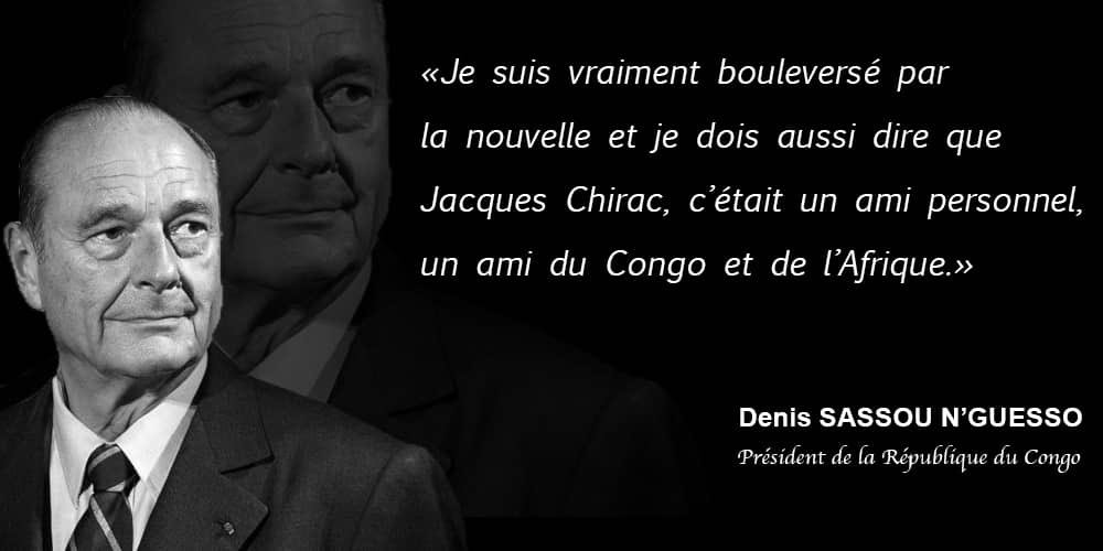 Décès de Jacques Chirac: Denis Sassou N’Guesso se dit bouleversé. <a href="/RFIAfrique/">RFI Afrique</a> <a href="/TV5MONDEINFO/">TV5MONDE Info</a> <a href="/afpfr/">Agence France-Presse</a> <a href="/LuneOko/">lune oko</a>