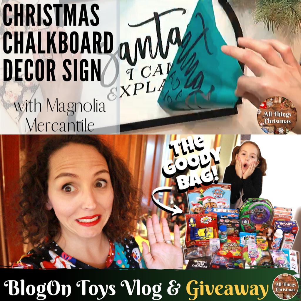 thingschristmas's tweet photo. 2 New Videos this week on our YouTube Channel - Awesome DIY Sign with @the_magnolia_mercantile and my @BlogOnUK Vlog &amp; TOY GIVEAWAY! Watch &amp; Subscribe (and enter the Giveaway) on: https://t.co/kbagzvrC0j

#BlogOntoys #BlogOnUkToys #BlogOnGoodyBag #BlogOnToysGoodyBag https://t.co/Jsj4lTPLRl