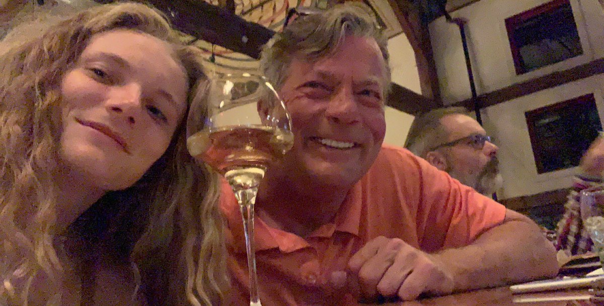 CoachBobCole's tweet photo. A Day after National Daughters Day and she is the best in the world. The dude on the right just turned 60 today. Therefore 60 is the new 40. #giddyup https://t.co/5kumjCc6eT