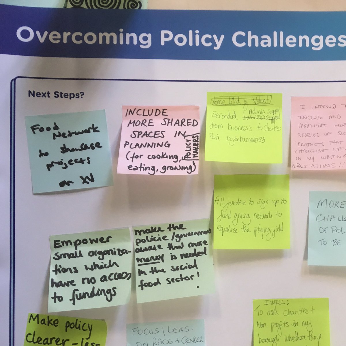 BeeKemiA's tweet photo. Absolutely excellent discussions today with some really radical ideas of ways to fix the food system and equalise the funding process across the world. Next hurdle: getting #Wandsworth to trial some of them #sharingfutures #food @WandsworthFP @wandbc https://t.co/xan2Op1fK1