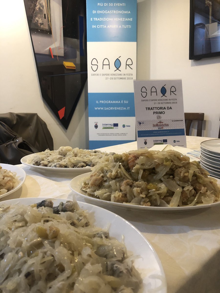 veneziaunica's tweet photo. #SaorVenezia #27settembre | inizia la 3 giorni del festival cittadino dedicato al patrimonio gastronomico locale a Venezia, Mestre e Marghera con oltre 50 imperdibili eventi
https://t.co/YGoZZcqCmS
#AepeVenezia #SlowFoodCE https://t.co/zmiQkqifoW