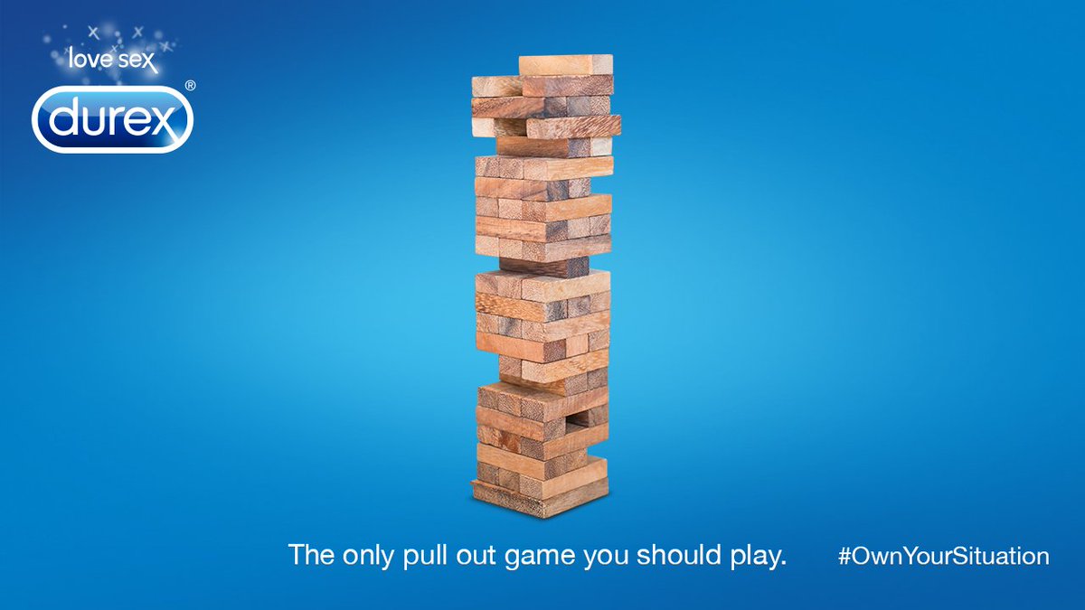 Durex South Africa (@DurexSA) on Twitter photo 2019-09-27 11:57:03 Trust us, it’s not worth the risk. Trust us, it’s not worth the risk.