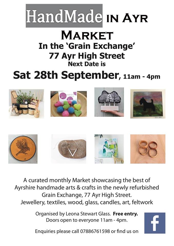 HandMadeAyr's tweet photo. Only One More Sleep! #HandMadeAyr #thegrainexchangeayr @whatsonayrshire @ayrshiremag @ArtsPartSA @ayrshire_live https://t.co/KkeMAeUmMk
