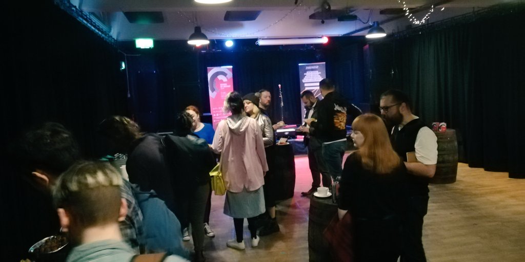 SoundOfBelfast's tweet photo. We have the full room buzzing for the launch of #SoB2019!

Discover the full programme on https://t.co/adWHKMuTtE and on https://t.co/tolkbq6xXE

@PRSFoundation @PRSforMusic @belfastcc @ArtsCouncilNI @Translink_NI @PPLUK @HelpMusiciansNI @CQBelfast @BushmillsUK @ourbelfastmusic https://t.co/8hzvOb2nQG