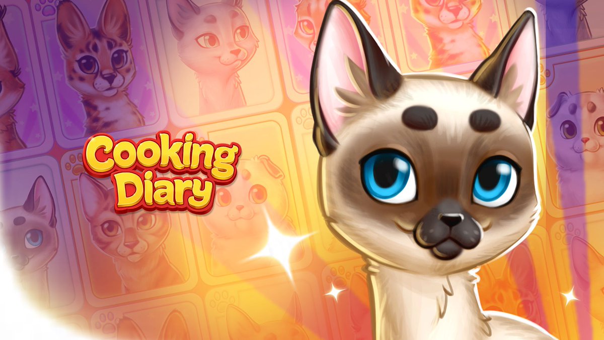 cookingdiary's tweet photo. Everyone's favorite balls of fur🐱 have arrived in Tasty Hills! Did you get yourself a sweet little cat yet? You can get one by collecting pet cards from pet store packs and special offers🌟🌟🌟
Which cat is your favorite so far?😍

#cookingdiary #mobilegame #tastyhills https://t.co/sCoJRhVJXe